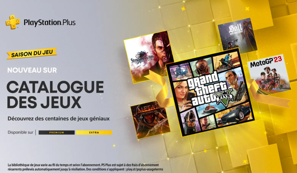 Catalogue de jeux sony