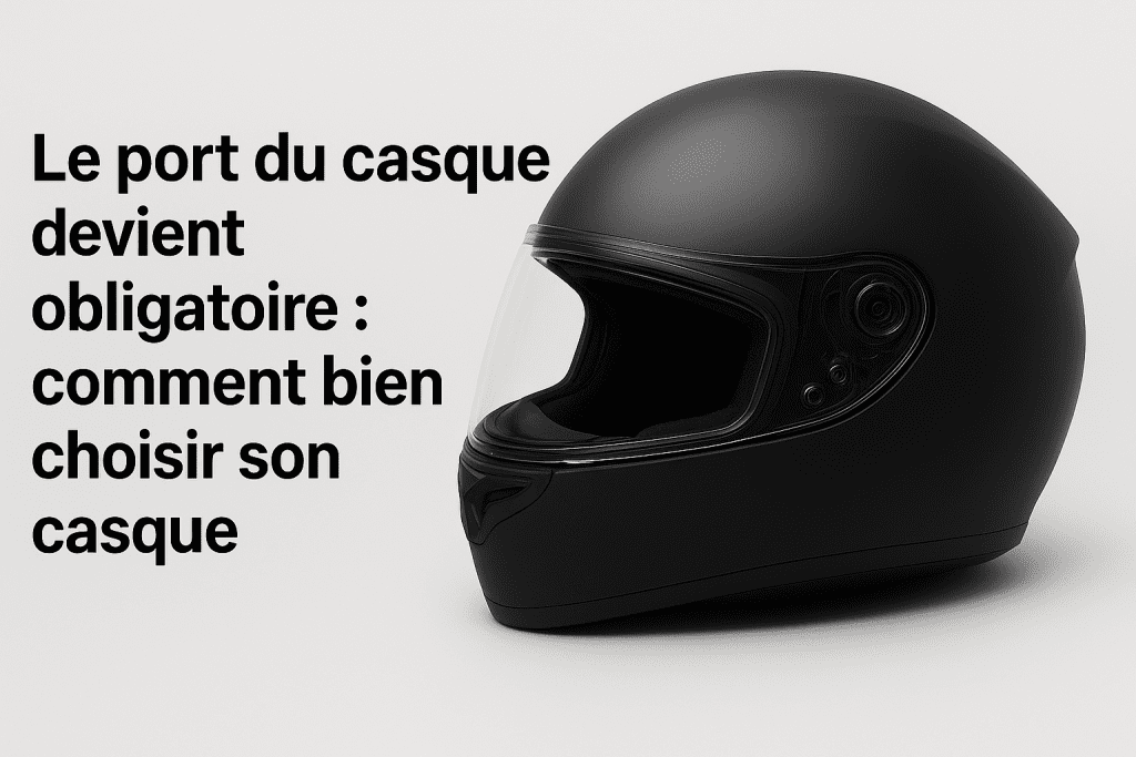 Le port du casque devient obligatoire : comment bien choisir son casque ?